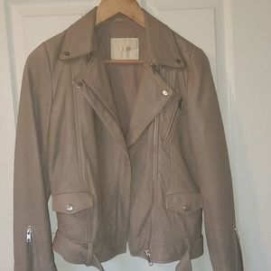 MAJE eduoard lambskin leather jacket 36 bnwot